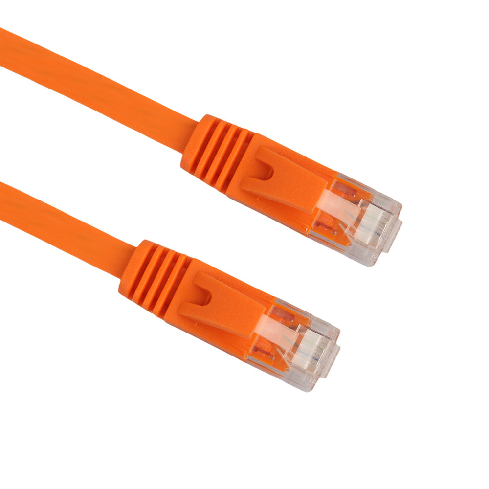 REXLIS CAT6 Ethernet-patch Internetkabel RJ45-netwerkkabel Patchkabel voor internetrouter Oranje