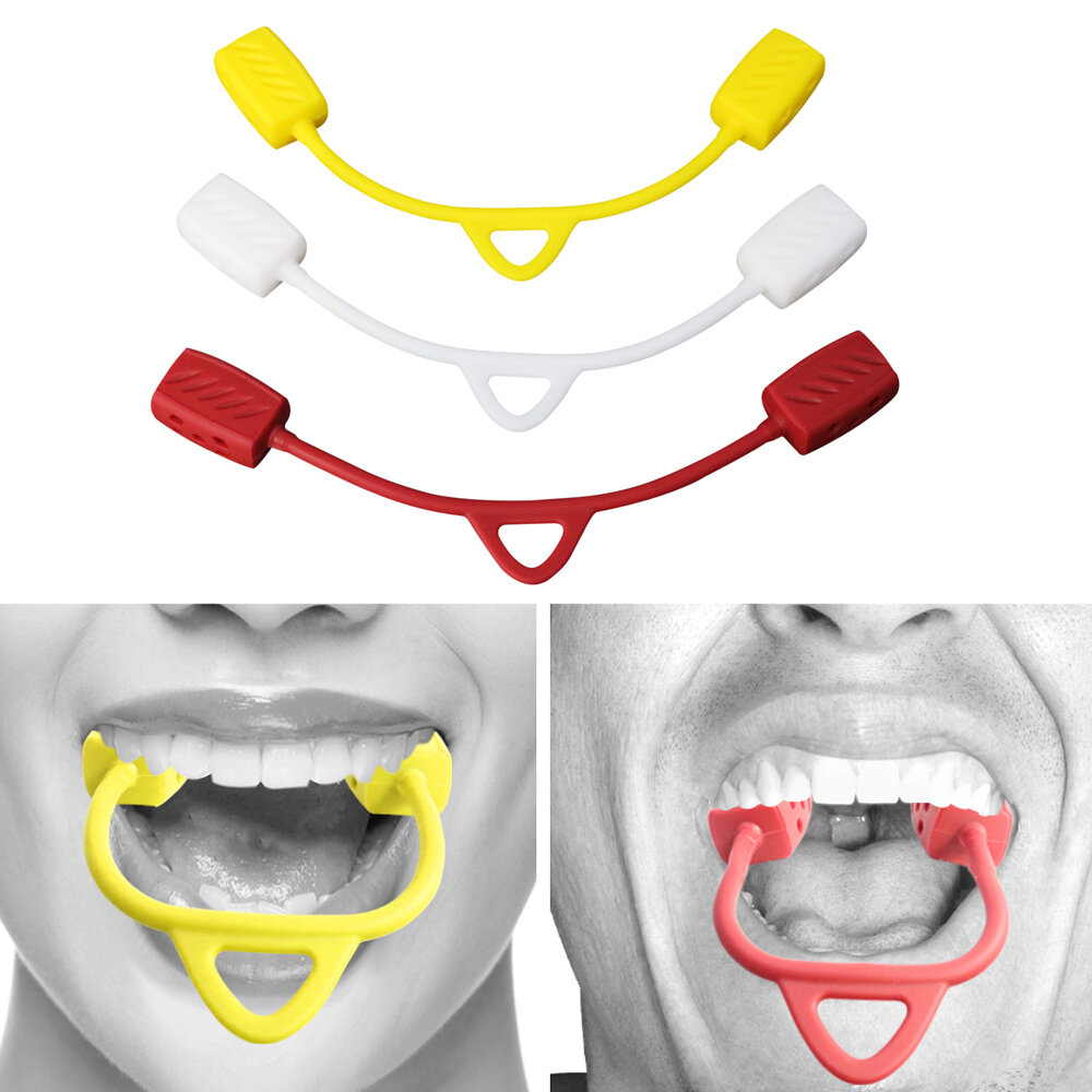 IPRee? Unisex Facial Masseter Safety Silicone Chew Bite Breaker Jaw Muscle Trainer Facial Part Train