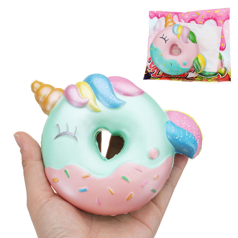 Image of Oriker Donuts Squishy 10cm Cute Langsam steigende Spielzeug Dekor Geschenk mit Original-Verpackung Tasche