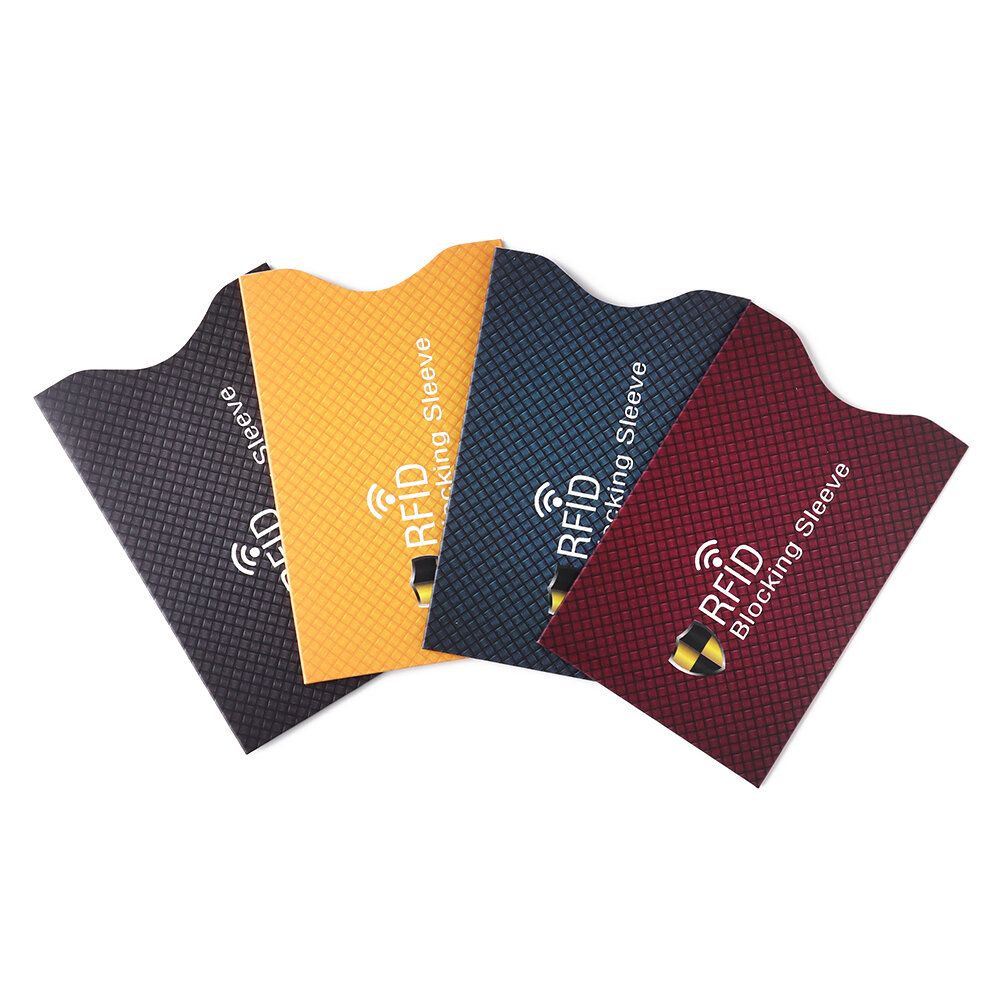 5pcs Anti Theft Antimagnetic for RFID Credit Card Protector Blocking Cardholder Sleeve Skin Case Cov