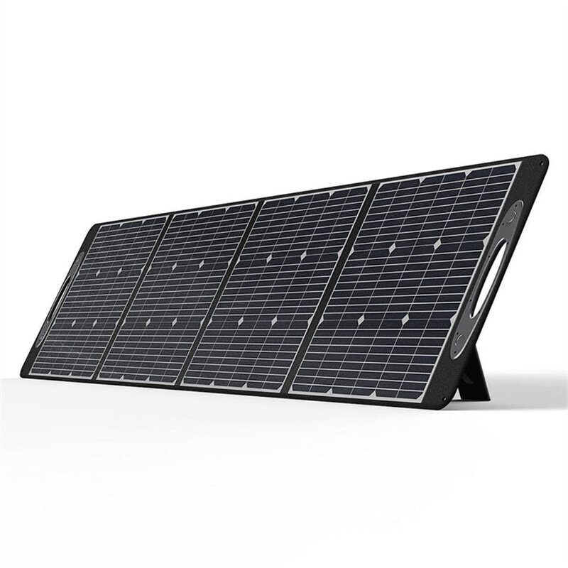 [EU Přímý] OUKITEL PV200 200W Přenosný solární panel pro napájecí stanici Skládací solární panel 4 výklopné nohy IP65 vodotěsný solární panel Multi-Kontakt 4 Výstupy pro venkovní přípojovací vozidlo Campers