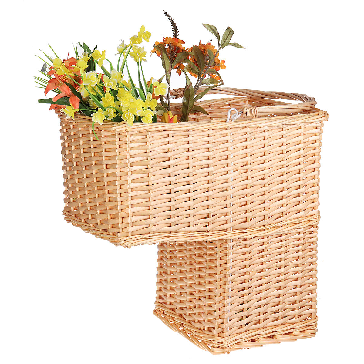 Willow Woven Basket Box Seegras Aufbewahrungskorb Wäschehalter Home Organizer