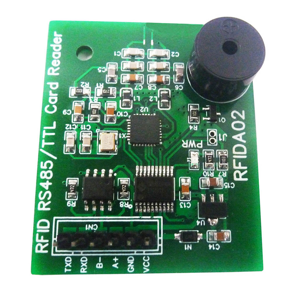 RFIDA02 RS485 RS232 UART 13.56MHz RFID Reader/Writer RC522 CV520 for M1 S20 S50 S70 NFC RFID UID IC Card