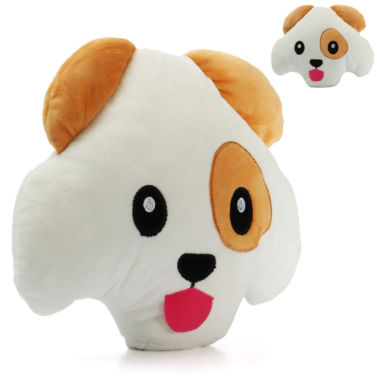 12 "Cute Puffy Dog Soft Kussen Emoticon Speelgoed Grappige Gevulde Kussen Doll Gifts