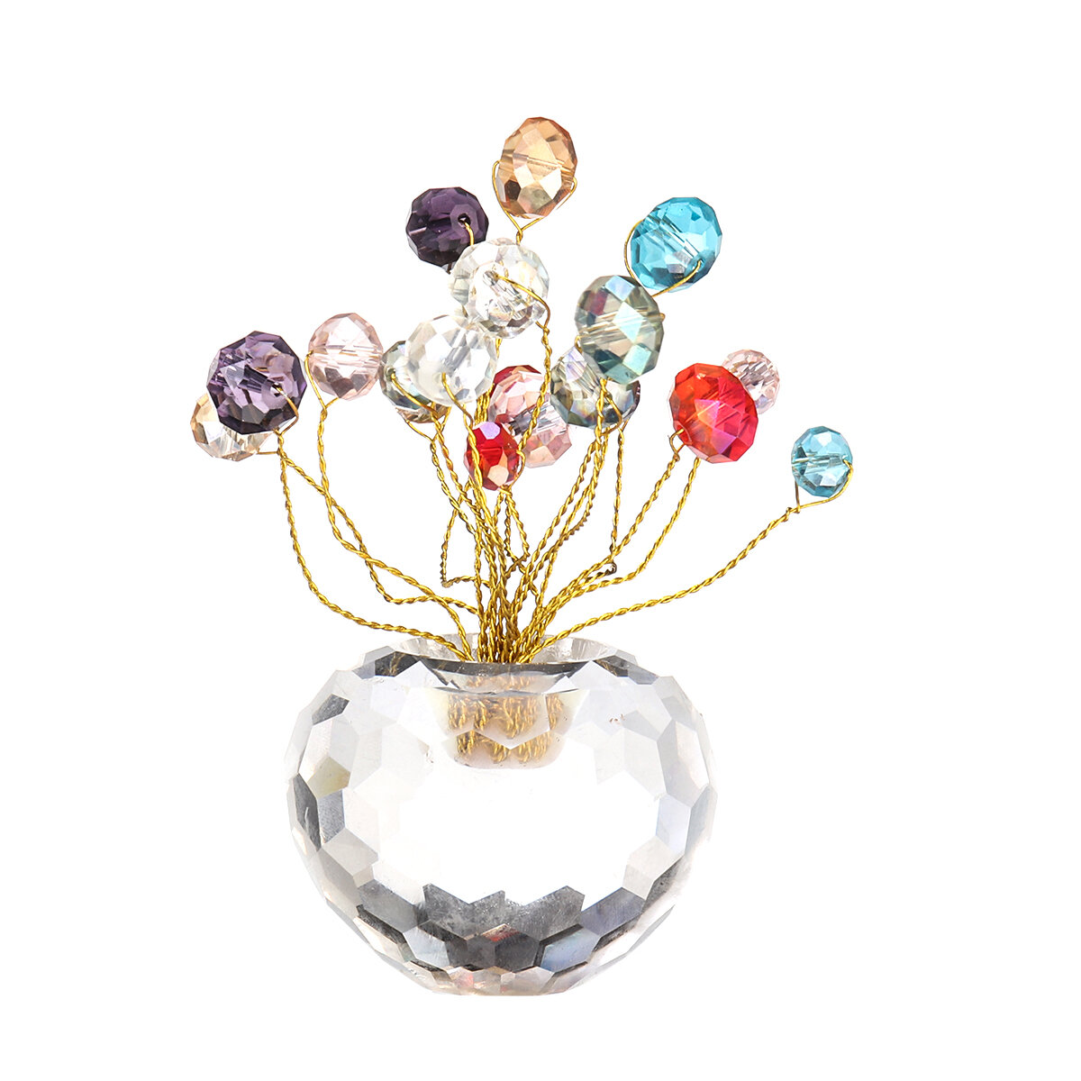 10 cm 3D Crystal Apple Model Glas Ambachtelijke Tafelblad Home Ornamenten Decoratie
