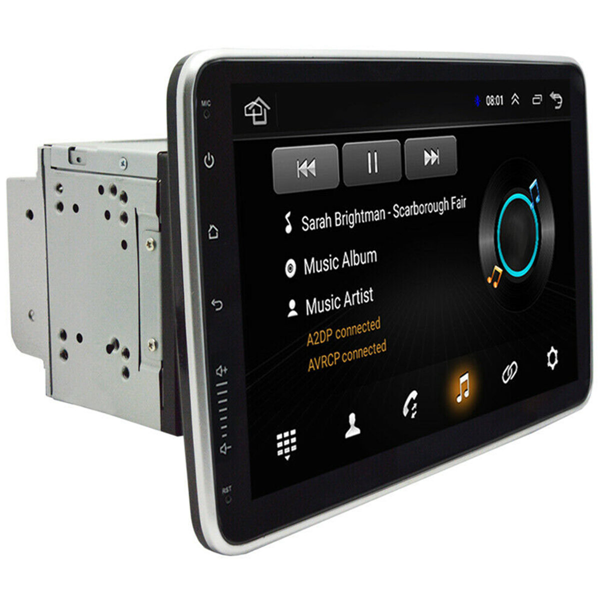 Double Spindle 10.1 Inch General Android Navigation Machine 360 Degree Rotation Car Stereo