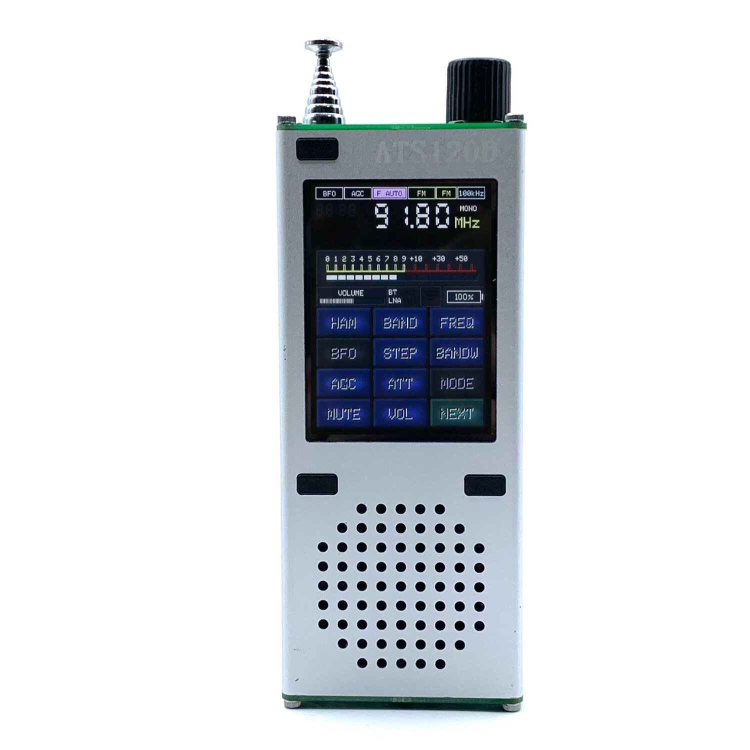 

ATS120D SI4732+ESP32+Bluetooth+2.4 "Touch LCD FM,AM,LSB,USB Aviation Band Radio Receiver