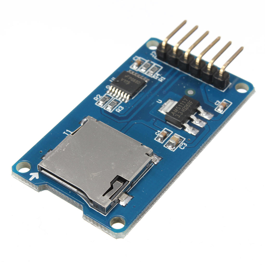 50pcs Micro TF Card Memory Shield Module SPI Micro Storage Card Adapter