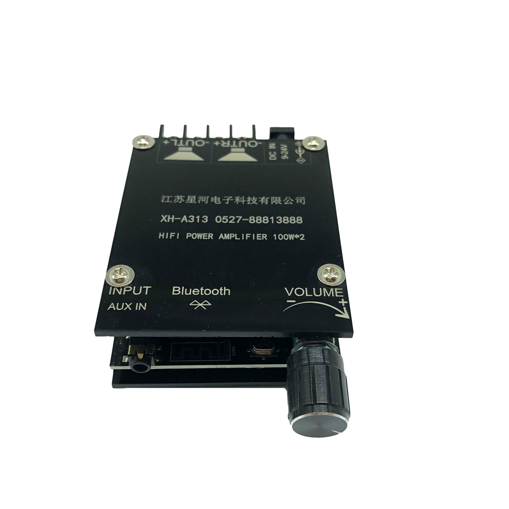 

XH-A313 TPA3116D2 12V 24V Dual Chip 100W*2 High Power Digital Power Amplifier Board