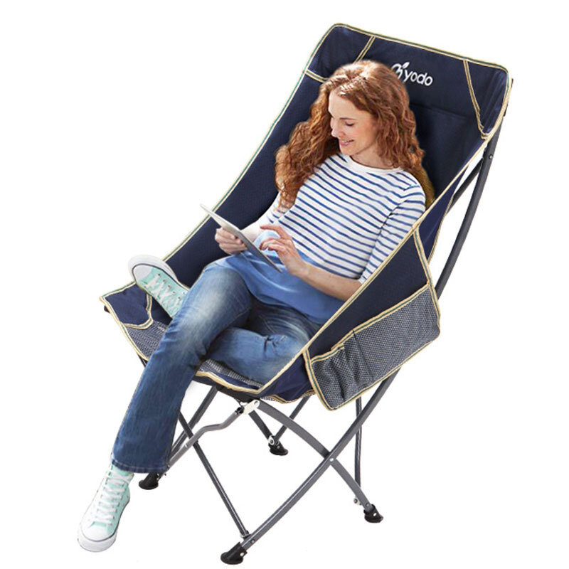 Chaise pliante YODO légère pour le camping, le pique-nique, le barbecue et la pêche, charge maximale de 100 kg