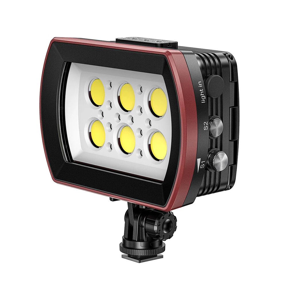 Seafrogs SL- 22 IPX8 40M Waterproof LED Light 6000LM Camera Fill Light Flash Underwater Diving Lamp Photography Lighting