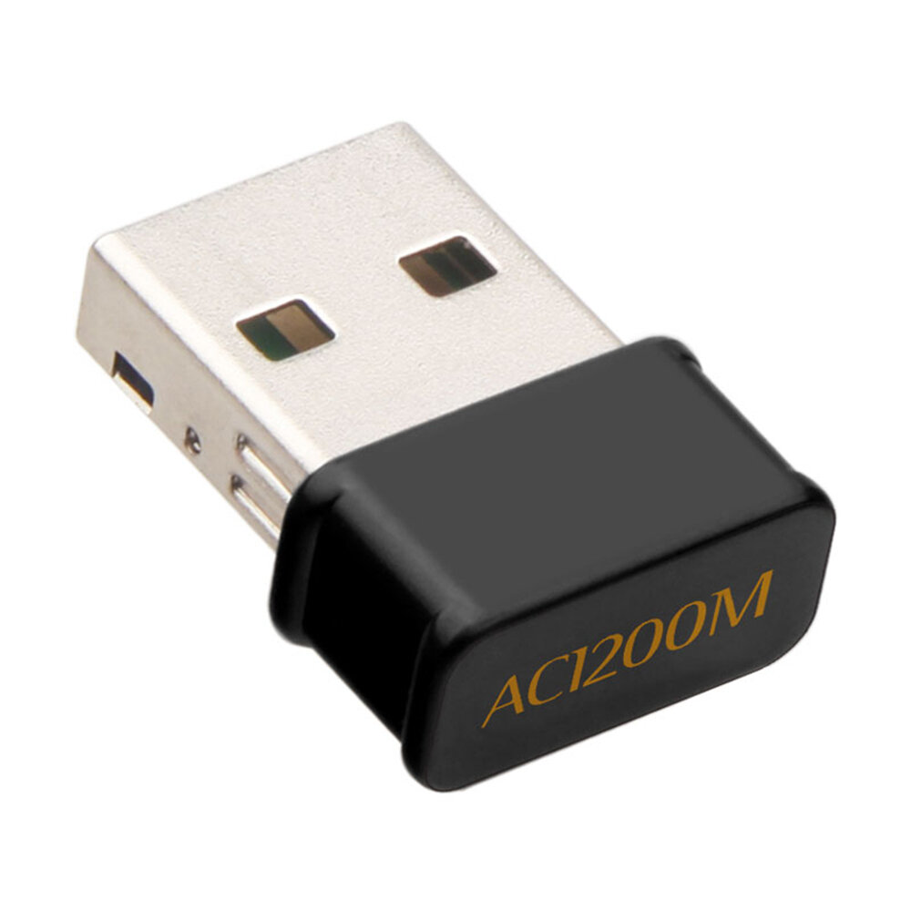 

Bakeey Mini USB WiFi адаптер 802.11AC сетевая карта Dongle 1200 Мбит / с 2,4 г и 5 г двойной Стандарты беспроводной Wifi