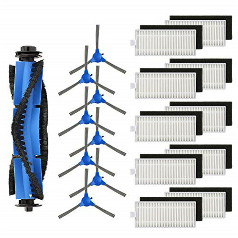 19pcs Replacements for Eufy RoboVac 11s RoboVac 30 Vacuum Cleaner Parts Accessories Main Brushes*1 S