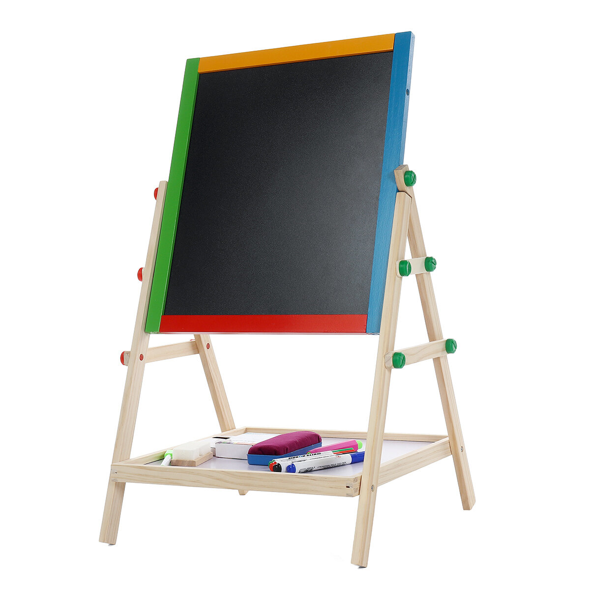 

Double-Sided Drawing Board Small Writing Blackboard Bracket Drawing Tablet Colored Childrens Drawing Board Easel
