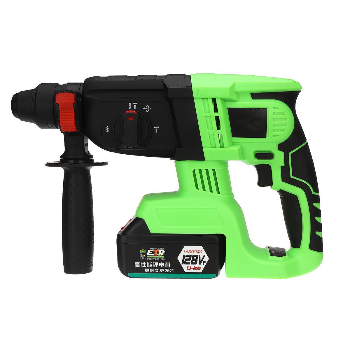128VF 16800mAh Brushless Electric Cordless Impact Hammer High Torque Drill with Rechargeable...