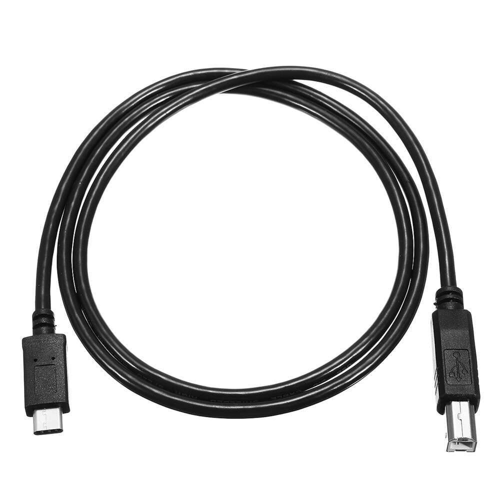 

1m USB-C USB 3.1 Type-C USB-C To USB 2.0 Printer Cable Cord Adapter For Printer Scanner Fax and All-in-one Machine