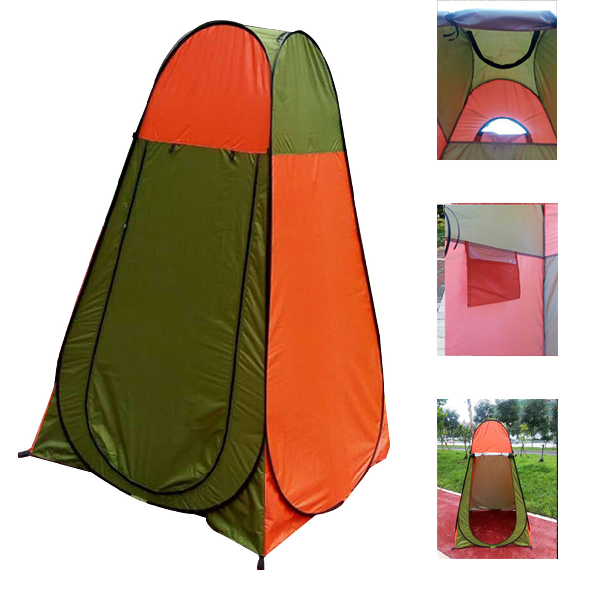 47.24x47.24x74.8 pouces tente de douche privée vestiaire tente de Camping en plein air auvent pare-soleil anti-UV