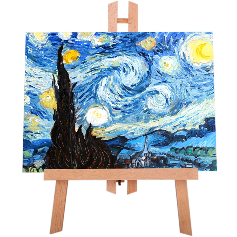 Transon mini tripod table top easel 50/40cm wooden small floor table easel oil painting desktop stand art for painting drawing