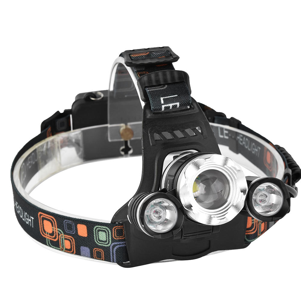 XANES 749 1200 Lumens T6+2 XPE Led Bicycle Headlight Infinite Zoom Outdoor Sports HeadLamp 4 Modes