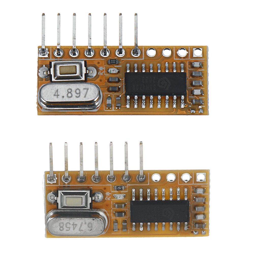RXC6 5V Learning Type Wireless Remote Control Receiver Module 4 Channel Remote Control Switch Module Superheterodyne 315