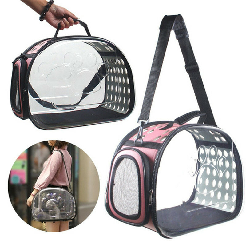Pet Carrier Bag Transparent Space Capsule Dog Cat Bag Case Handbag Shoulder Backpack Max Load 1.5kg Puppy Supplies
