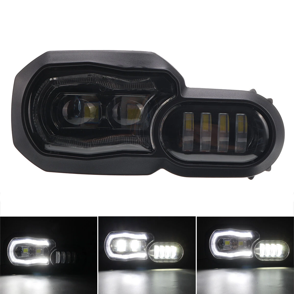 LED Headlight Headlamp For BMW F700GS F800GS ADV F800R F650GS 2008 2018 Adventure