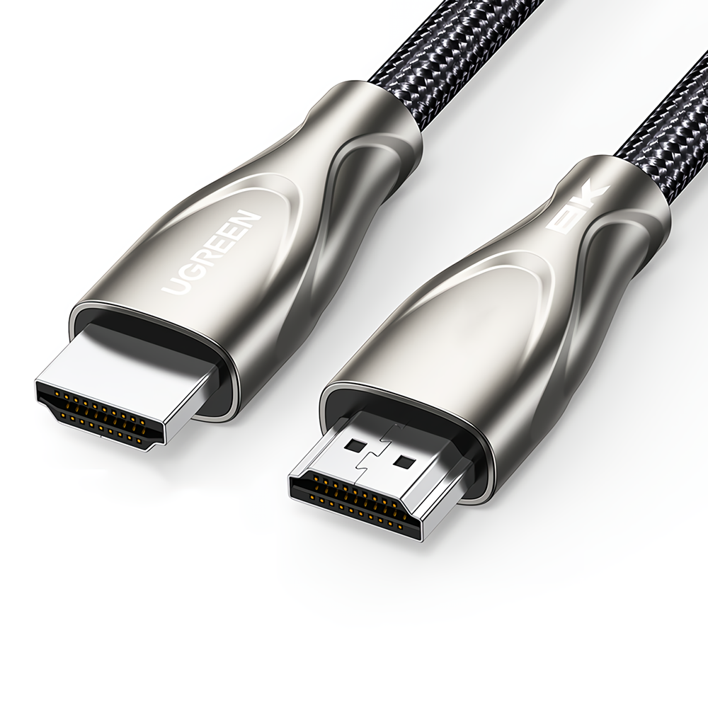 Ugreen HDMI-compatible 2.1 Video Cable 8K 60Hz 45Gbps Zinc Alloy Connector 1m 2m 3m Support 3D Stere