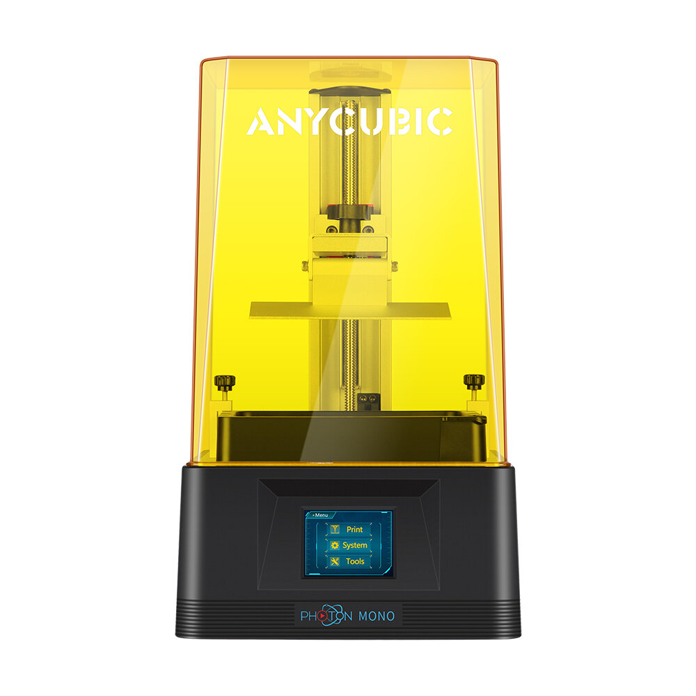 Anycubic®Photon Mono 2K高速樹脂3Dプリンター130x80x165mm、2K LCDスクリーン付き/平行光源/上部カバー検出/高品質電源