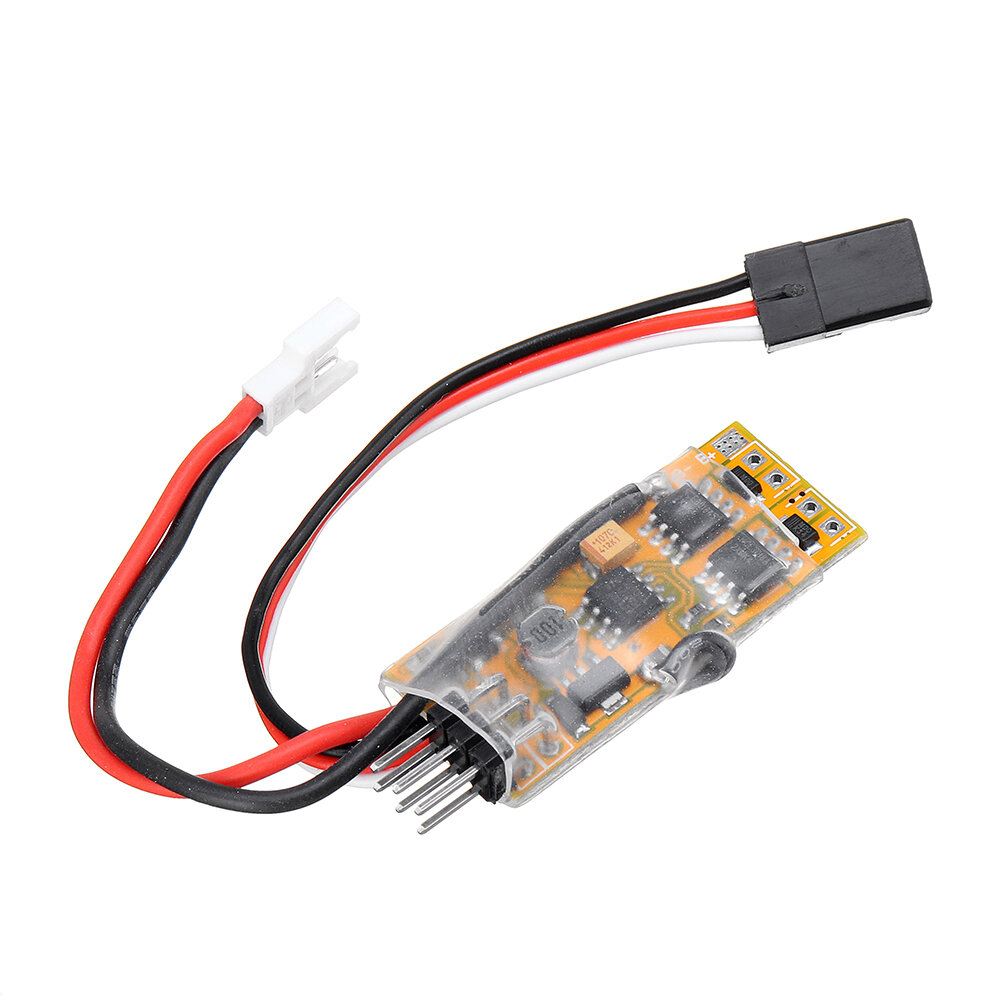 

Payne 1S DC 3V-6V Two-Way Unidirectional Brushed ESC 6A x 2 With Dual-Way Servo Output Support SBUS Failsafe Compatible