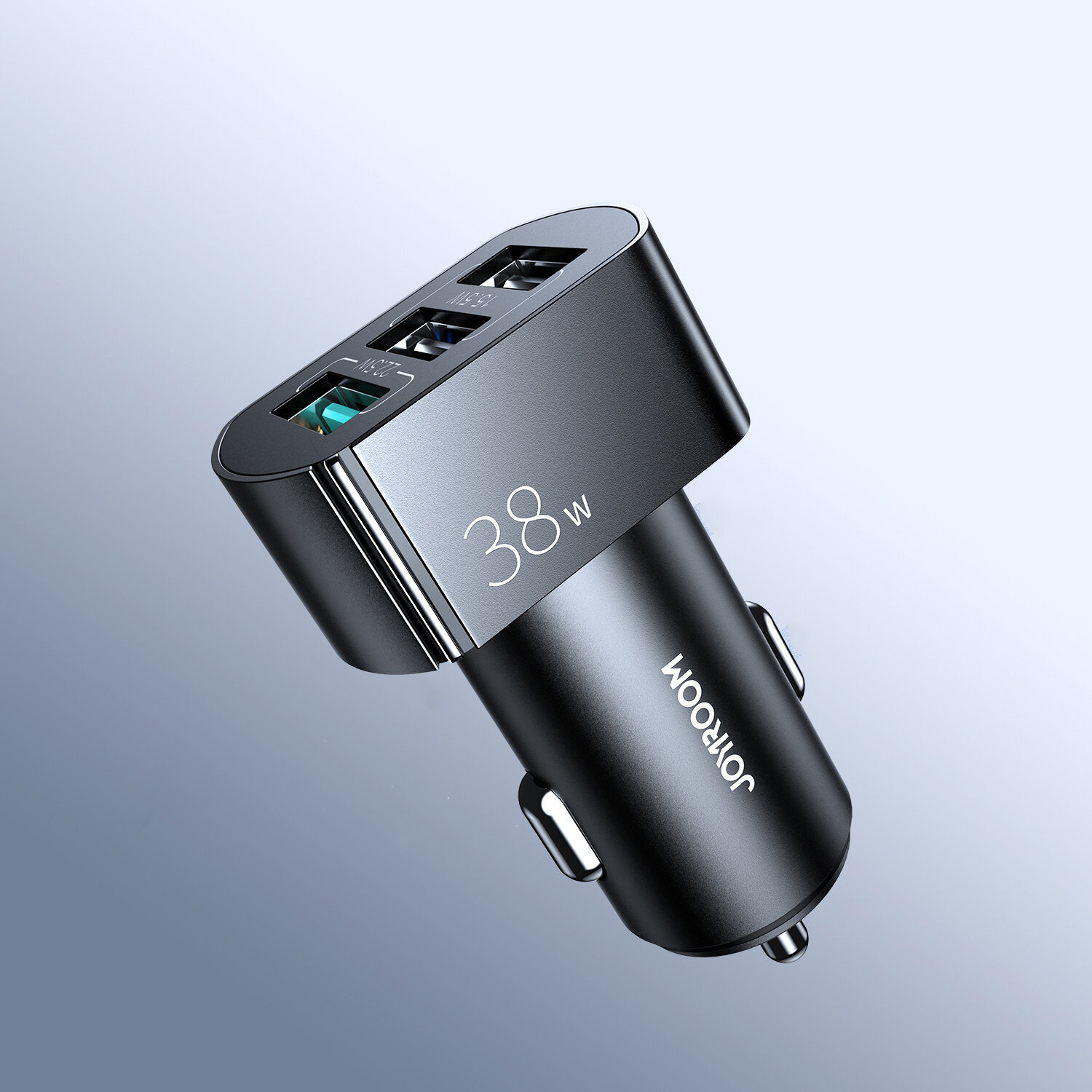JOYROOM 38W 3-Port USB Autolader Ondersteuning AFC SCP Snel Opladen Voor iPhone 13 Pro Max 13 Mini V