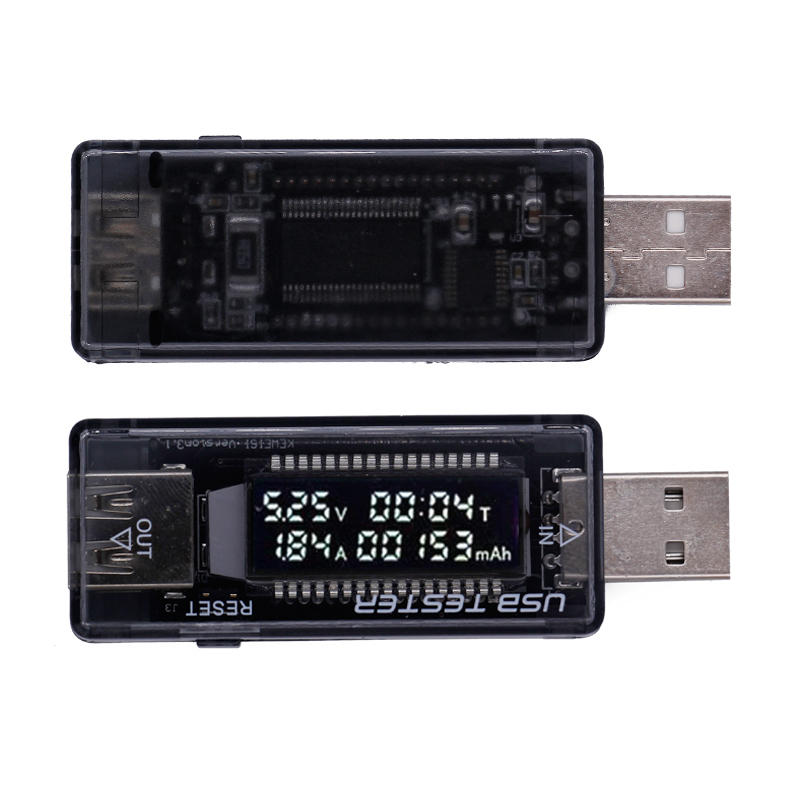 

Bakeey HD Screen USB Tester Voltmeter Current Capacity Energy Power Equivalent Impedance Tester