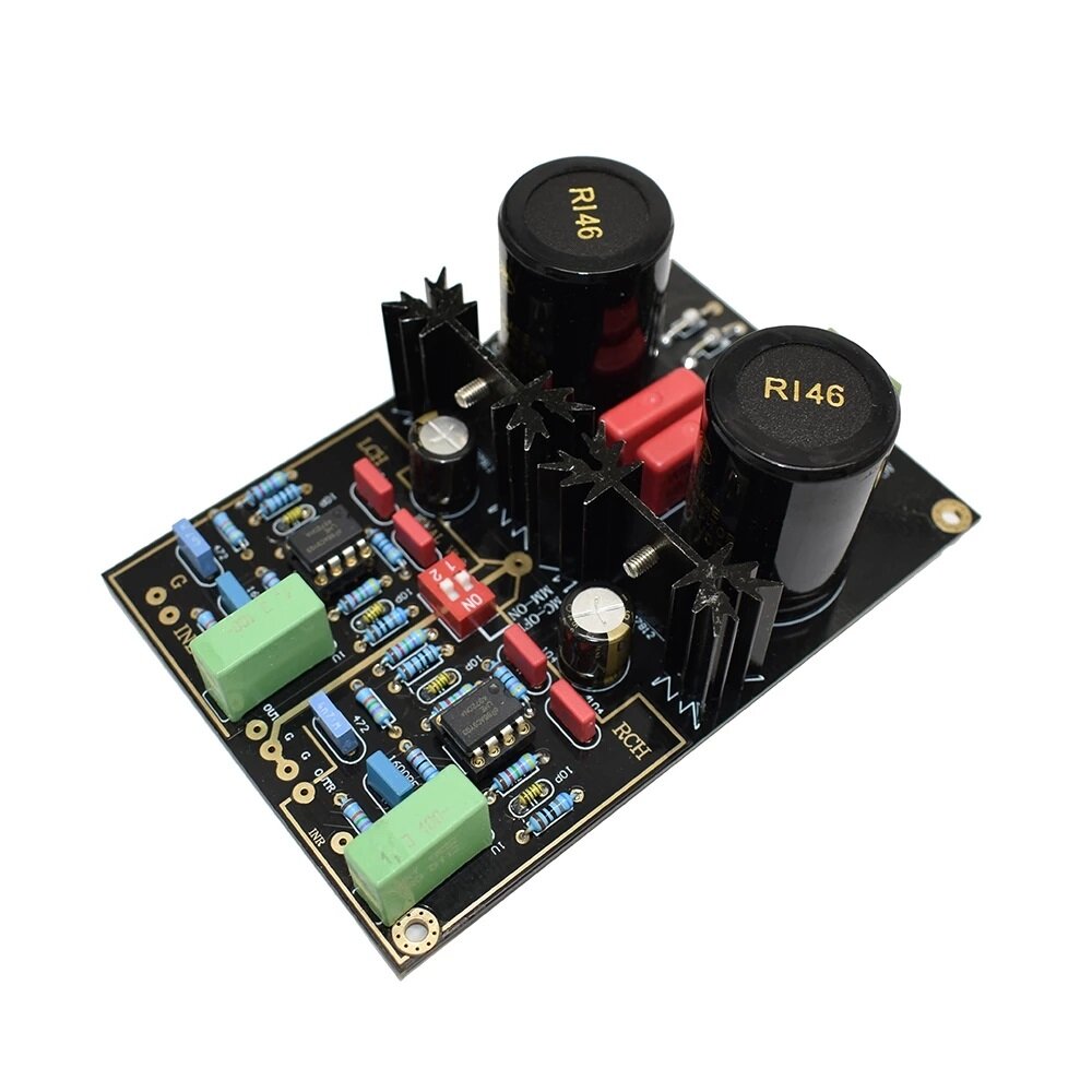 

Germany DUAL Circuit DIY Kit NE5532 MM MC Phono Amplifier Board