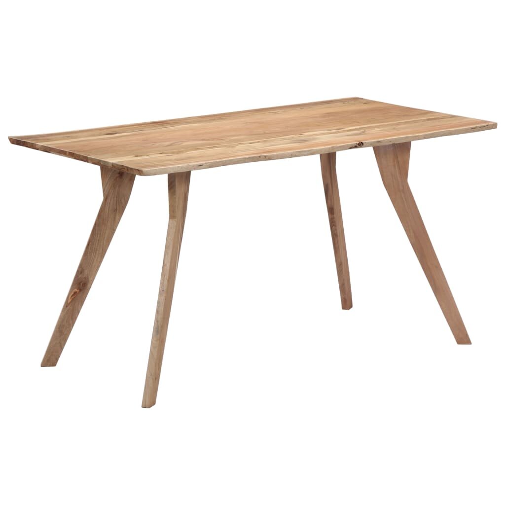 

Dining Table 55.1"x31.5"x29.9" Solid Acacia Wood