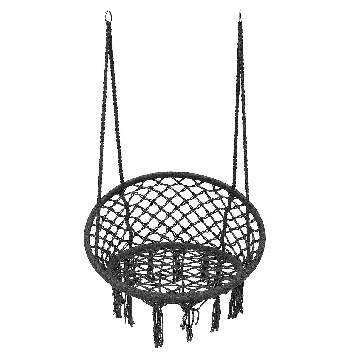Outdoor opknoping hangstoel stoel camping mesh enkele swing kussen max. Dragende 120kg
