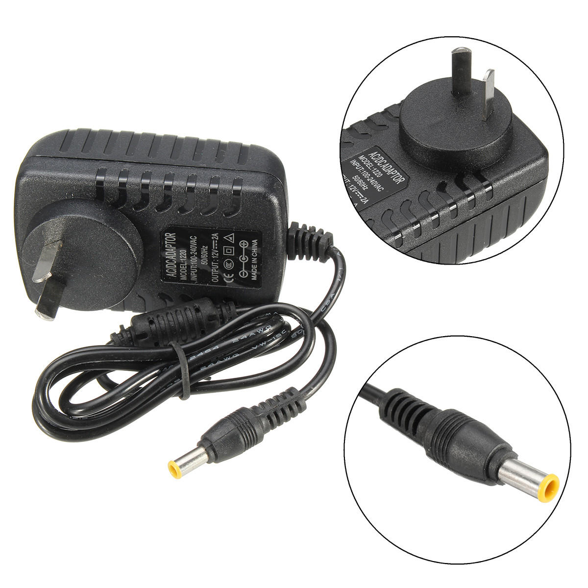 Image of 12V 2A Adapter fr Makita BMR100 BMR101 JobSite Radio Switching Power Supply Cord Wall Plug Charger