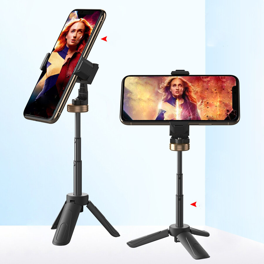 

Bakeey RKL12 Telescopic Height Adjustable Mobile Phone Holder Desktop Stand Tripod for iPhone 13 POCO X3 F3