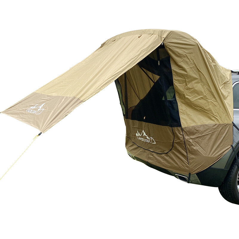 IPRee® Araba bagajı için güneşlik yağmurluklu kamp çadırı, öz sürüş turları, barbekü ve açık hava etkinlikleri için.