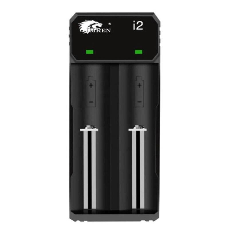 [US Direct] I2 Dual-Slot USB Charging Li-ion Battery Charger Quick Charging For Flashlight RC Toys Home Tools Batteries