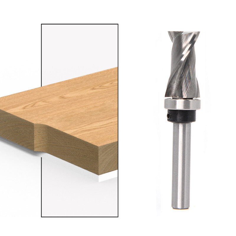 6mm/6.35mm/12,7mm Carbide CNC Router Bit Lager Ultra-Performance Compressie Flush Trim Frees Voor Hout