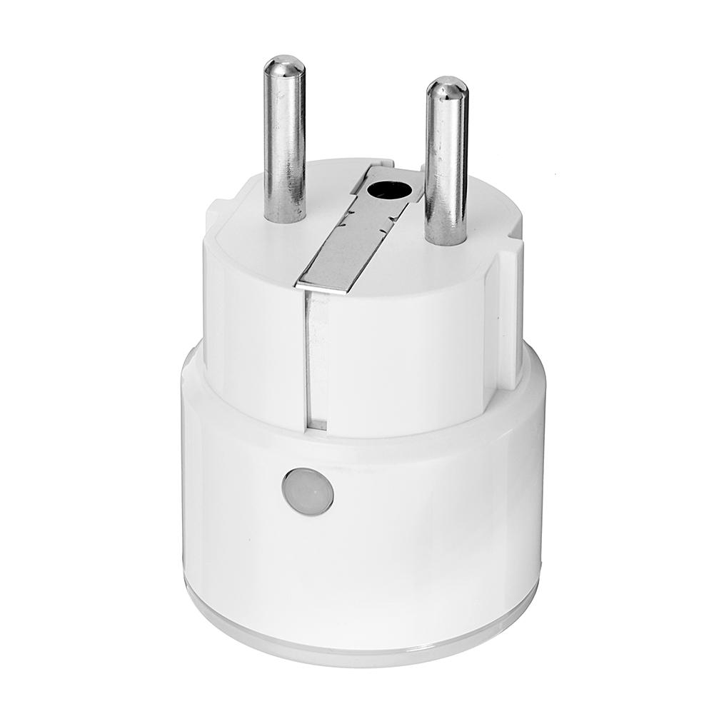 EU Standard Smart Wifi Socket Power Plug Mobile APP Remote Control Work With Alexa Google Home