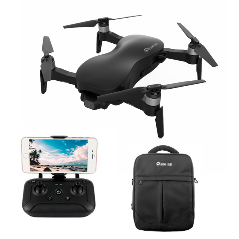 Eachine EX4 5G WIFI 3KM FPV GPS With 4K HD Camera 3-Axis Stable Gimbal 25 Mins Flight Time RC Drone Quadcopter RTF Black