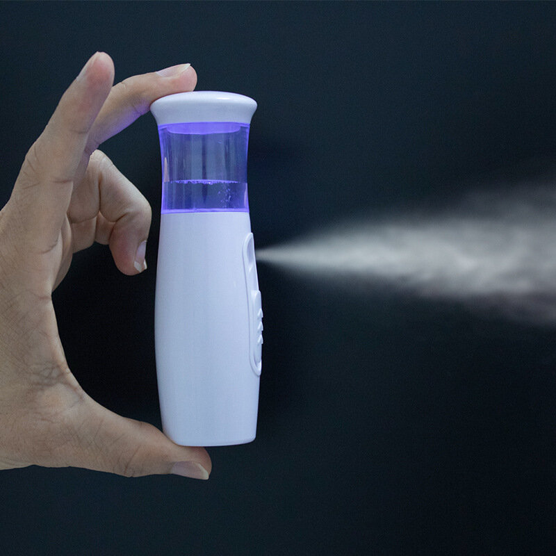 Image of Mist Sprayer Facial Skin Moisturizing Steamer USB Wiederaufladbarer Gesichtsbefeuchter Mist Spray Bottle Lady Hautpfleg