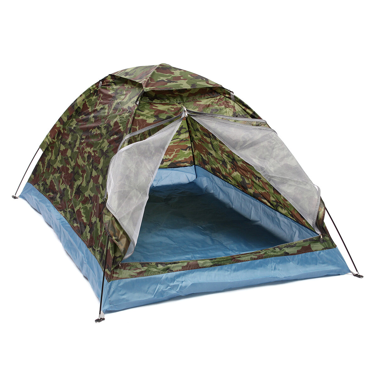 Tente de camping pour 1-2 personnes, étanche, coupe-vent, avec protection UV