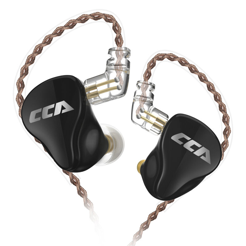 CCA CA16 3.5mm Wired Earphones 16 Drivers 7BA+1DD In Ear Earphone Hifi DJ Monitor Music Stereo Earbuds Headphone
