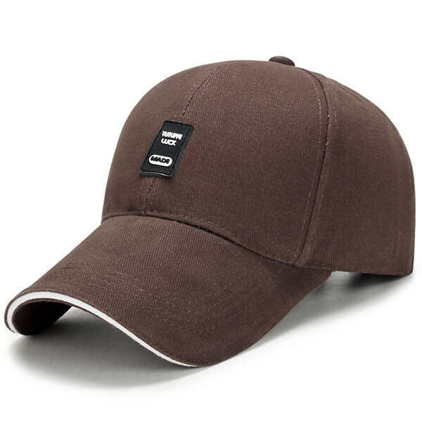 Mens Solid Color Cotton Baseball Cap Sports Golf Snapback Sunshade Hats Adjustable