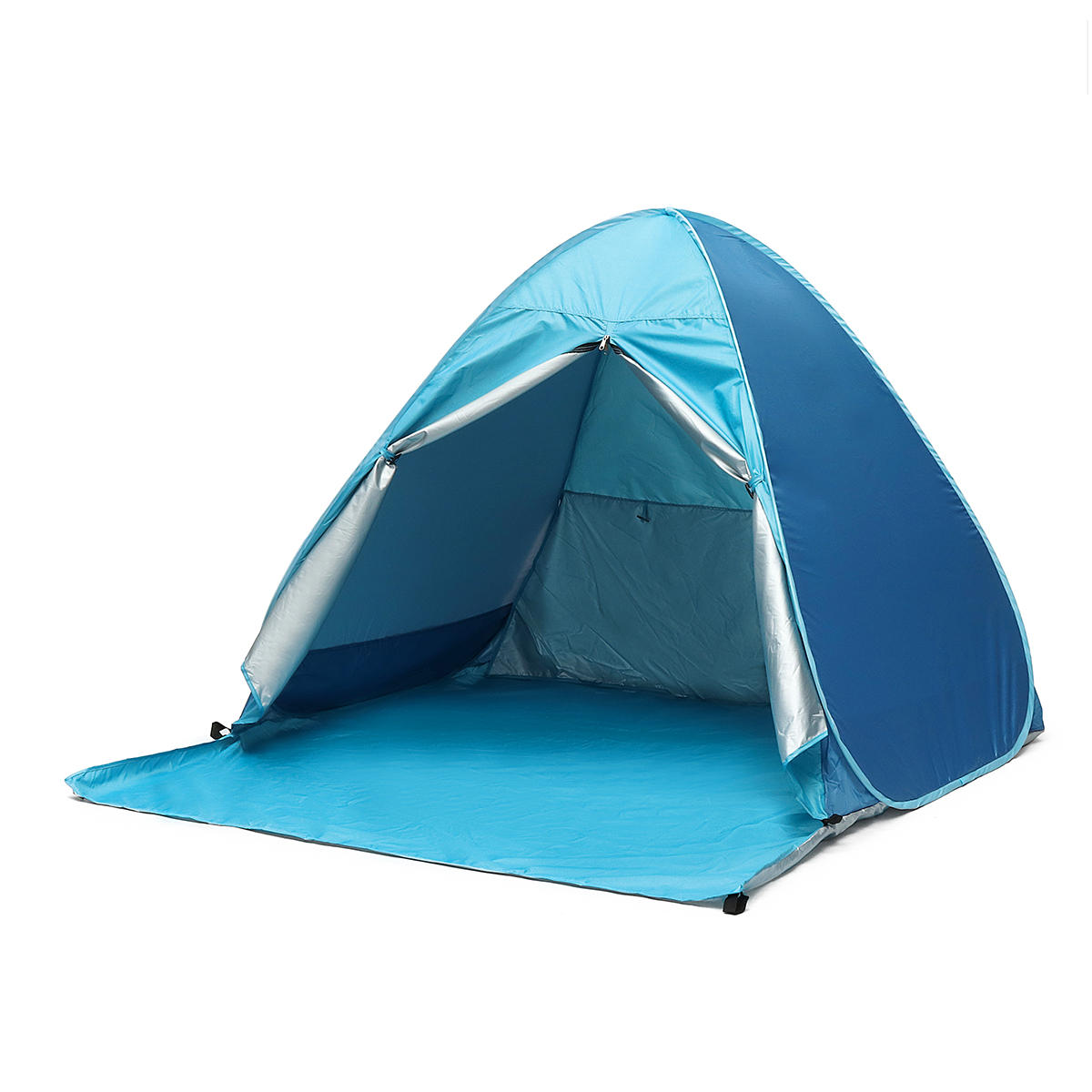 IPRee Outdoor 4-Personen-Camping-Strand-Popup-Zelt Automatisch Wasserdicht Anti-UV-Sonnenschutzdach