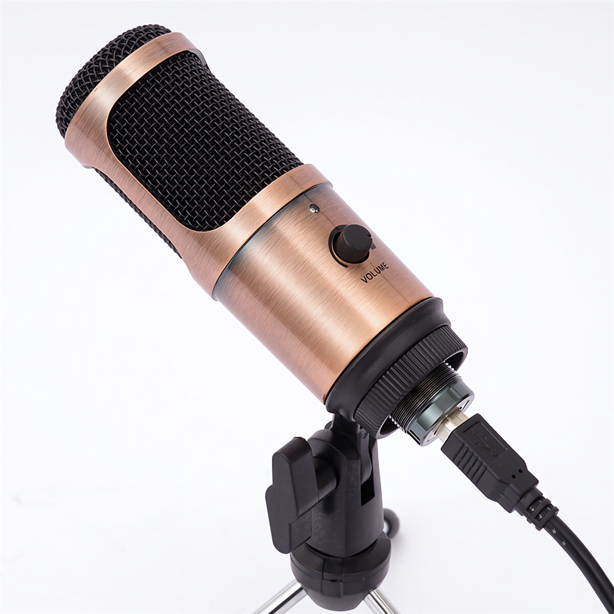 YR K1 USB-condensator microfoon Cardio?de-directionele computer karaoke voor het opnemen van zangspe