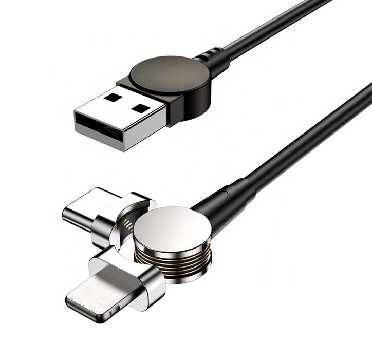 

Bakeey 180 Degree Free Rotation Magnetic Type-C Data Cable 2.4A Fast Charge Sync Data Transmission for Samsung Galaxy S2