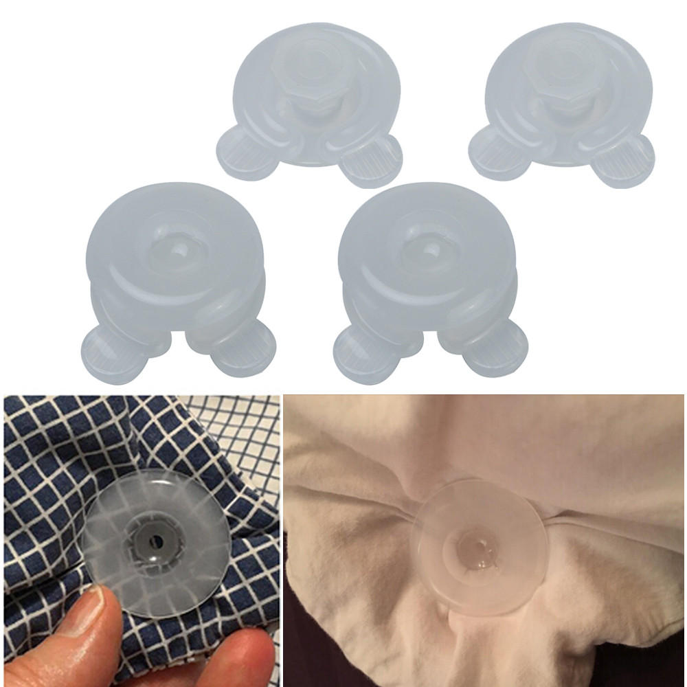 4 Stks Dekens Quilt Laken Clips Fixer Duurzaam Plastic Blad Trooster Bed Dekbed Donuts Houders