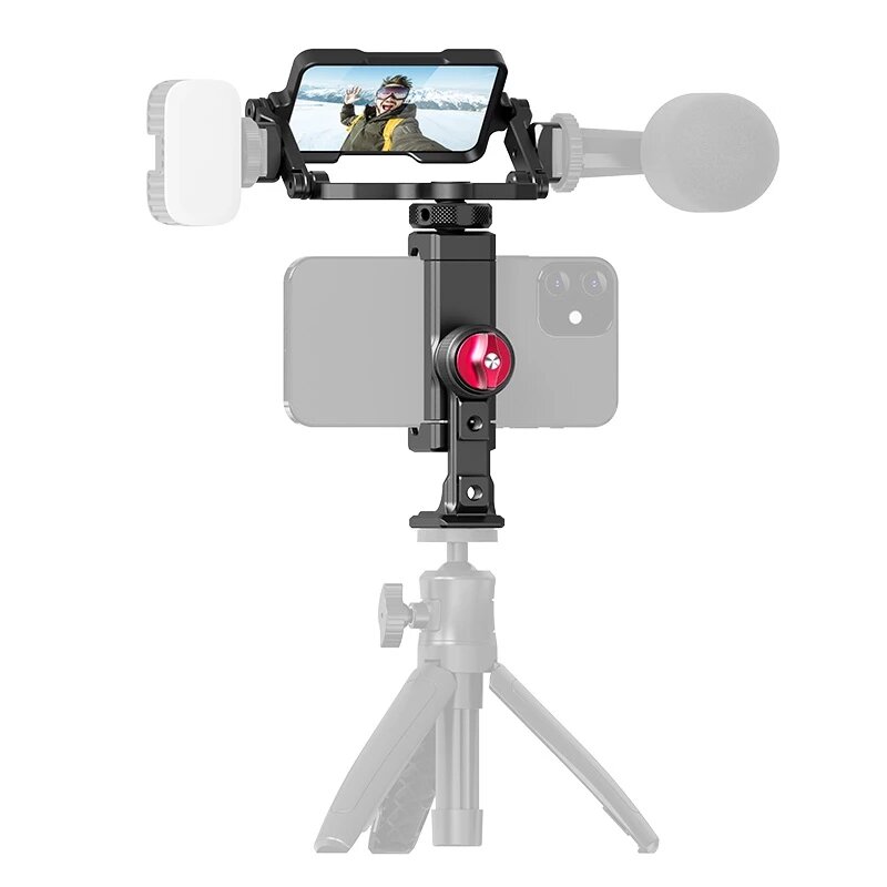 Ulanzi PT-14 Camera Periscope Flip Mirror Screen met Telefoon Houder Clip voor Vlog Selfie Beugel Un